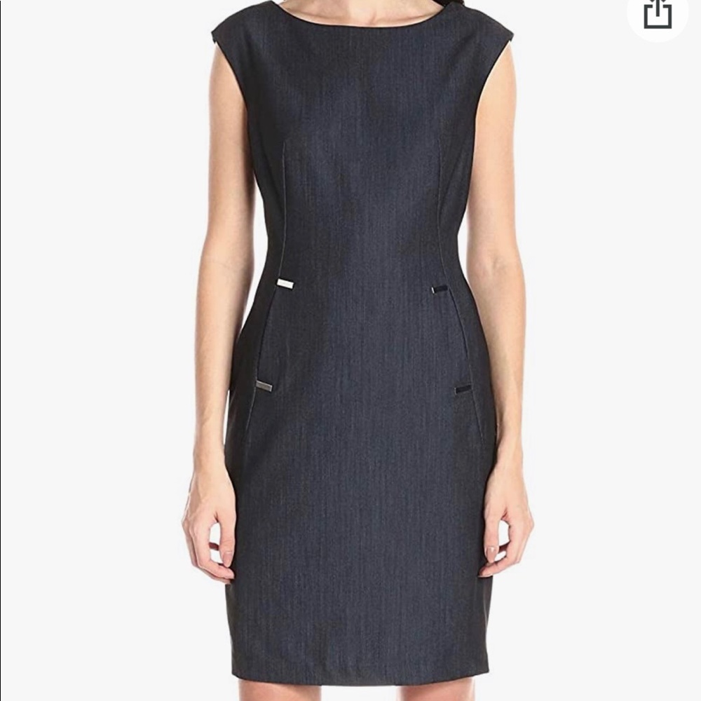 Calvin Klein Sheath Dress with Pockets